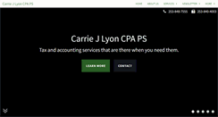 Desktop Screenshot of carrielyoncpa.com